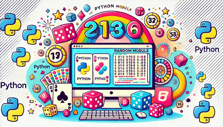 Pythonのrandomモジュールをマスターしよう！基本関数＋活用例を紹介